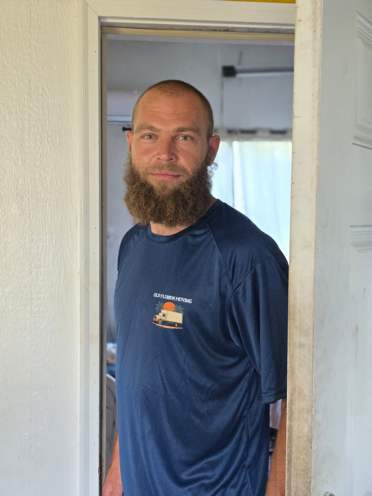 Alex Borblikov, owner of Old Florida Moving, on a job in Levy County FL